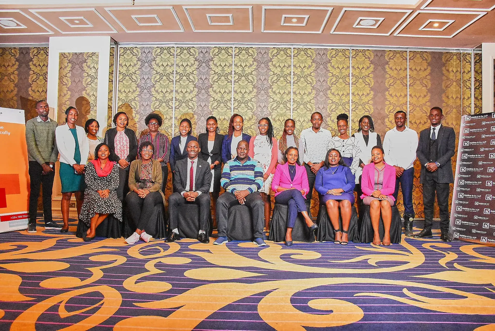 Keldine team and partners group photo